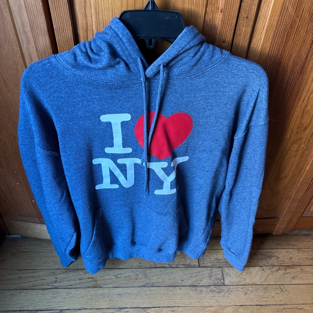 Blue 'I Love NY' Hoodie